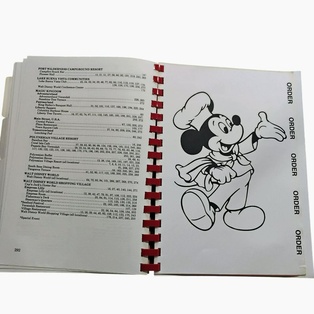 Disney Vintage Cooking With Mickey Around Our World Recipe Book, 1986 Cookbook - Picture 12 of 13